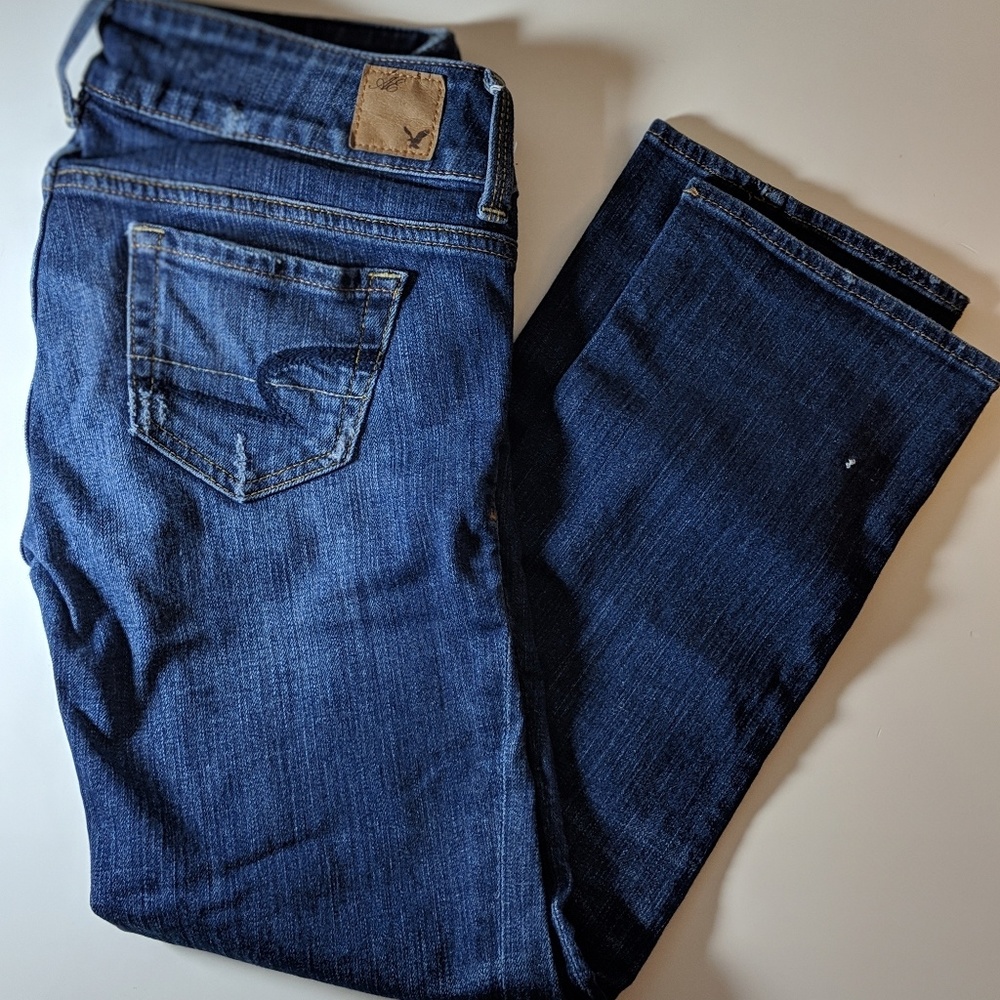 American Eagle AE Artist style crop jeans